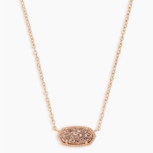 KENDRA SCOTT ELISA ROSE GOLD PENDANT